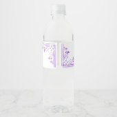 Étiquettes de bouteilles d'eau de bébé dragon viol (Dos)
