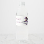 Étiquettes de bouteilles d'eau de bébé dragon viol (Devant)