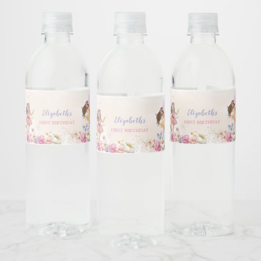 Étiquettes de bouteilles d'eau de la fée (Bouteilles)