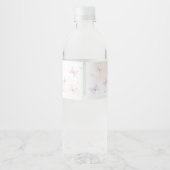 Étiquettes de bouteilles d'eau de la fée (Dos)