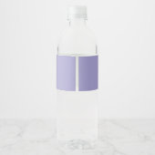 Étiquettes de bouteilles d'eau de mariage Typograp (Dos)
