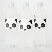 Étiquettes de bouteilles d'eau Panda, étiquette no (Bouteilles)
