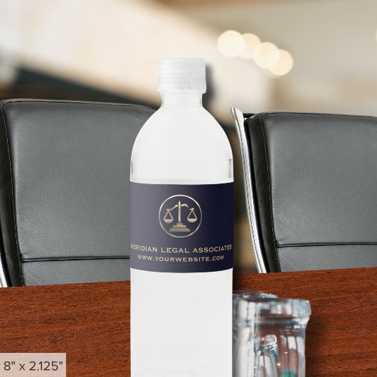 Étiquettes de bouteilles d'eau sur mesure pour le 