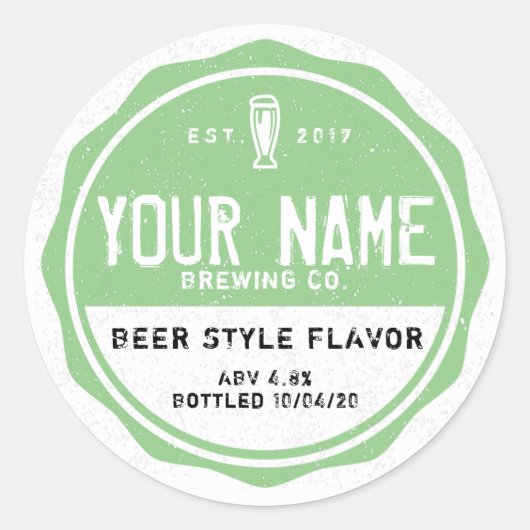 Étiquettes de bouteilles personnalisés - Ajoutez v (Devant)