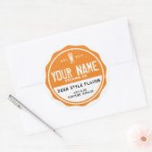 Étiquettes de bouteilles personnalisés - Ajoutez v (Enveloppe)