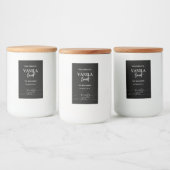 Étiquettes de branding de bougie verticales (Bouteilles)