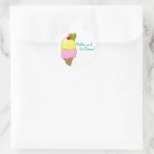 Étiquettes de briquettes et de crème glacée (Sac)