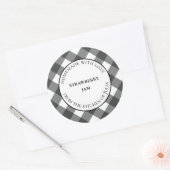 Étiquettes de buffle rouge pour les cadeaux faits (Enveloppe)