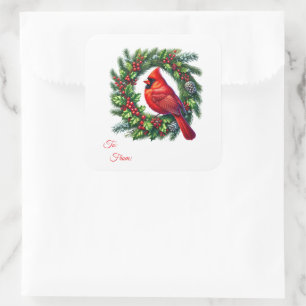Étiquettes de cadeau autocollantes de Noël