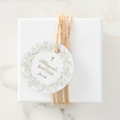 Étiquettes de cadeau Baptême Communion Souffle de (En situation)