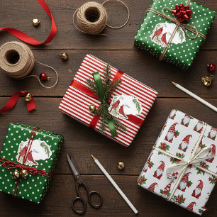 Étiquettes de cadeau cardinaux