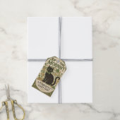 Étiquettes de cadeau d'amour de pingouin (Avec de la ficelle)