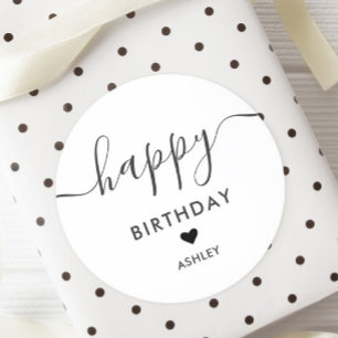 Étiquettes de cadeau d'anniversaire, Étiquette d'a