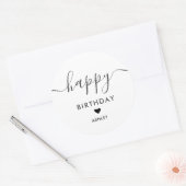 Étiquettes de cadeau d'anniversaire, Étiquette d'a (Enveloppe)
