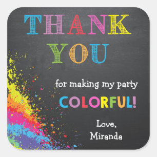 Étiquettes de cadeau d'art/autocollants partie