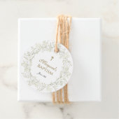 Étiquettes de cadeau de baptême de respiration de (En situation)