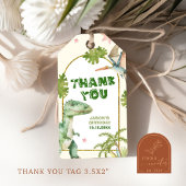 Étiquettes de cadeau de Dinosaur Boy