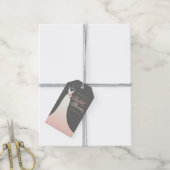 Étiquettes de cadeau de douche de mariage de robe (Avec de la ficelle)