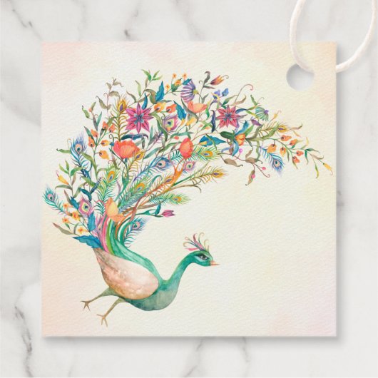 Étiquettes de cadeau de faveur de fête de fiançail (Dos)