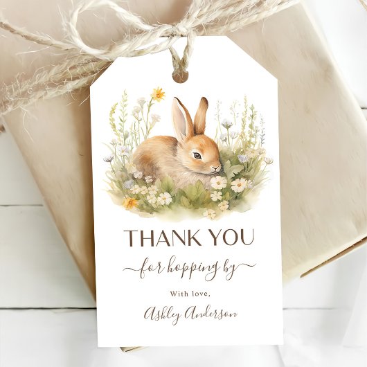 Étiquettes de cadeau de fête d'anniversaire de fil