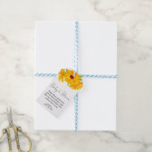 Étiquettes de cadeau de graines de Calendula pour (Avec de laficelle)