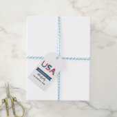 Étiquettes de cadeau de la fête de l'indépendance  (Avec de laficelle)