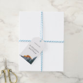 Étiquettes de cadeau de mariage pour le coucher de (Avec de laficelle)