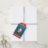 Étiquettes de cadeau de Noël équestres (Avec de la ficelle)