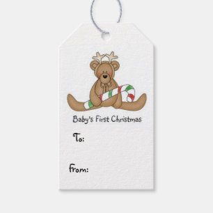 Étiquettes de cadeau de Noël/Noël du bébé ęr