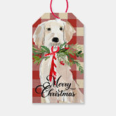 Étiquettes de cadeau de Noël pour chien (Devant)