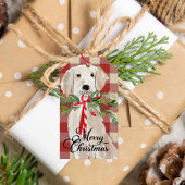 Étiquettes de cadeau de Noël pour chien