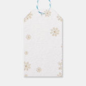 Étiquettes de cadeau de Noël rustique pour remerci (Dos)