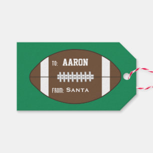 Étiquettes de cadeau de Noël Santa personnalisées