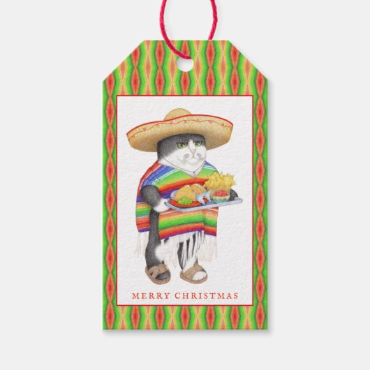 Étiquettes de cadeau de Noël WENDELITO (Devant)