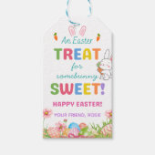 Étiquettes de Cadeau de Pâques Somebunny Sweet (Devant)