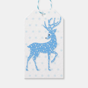 Étiquettes de cadeau de RainDeer de Noël (renne)