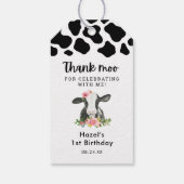 Étiquettes de cadeau de remerciement d'anniversair (Dos)