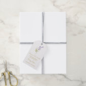Étiquettes de cadeau de sachet de graines de lavan (Avec de la ficelle)