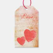 Étiquettes de cadeau de Saint-Valentin en détresse (Devant)