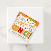 Étiquettes de cadeau de Thanksgiving (En situation)