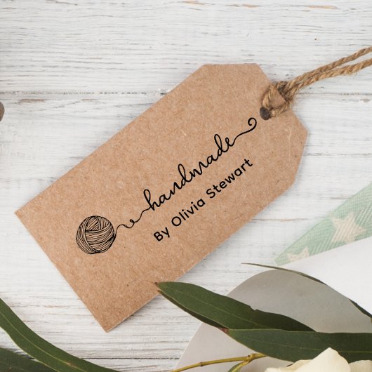 Étiquettes de cadeau en Kraft fabriquées à la main