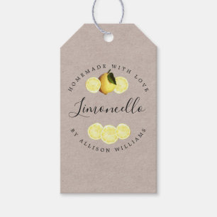 Étiquettes de cadeau en papier kraft personnalisée