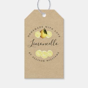 Étiquettes de cadeau en papier kraft personnalisée