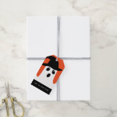 Étiquettes de cadeau Halloween fantôme (Avec de la ficelle)