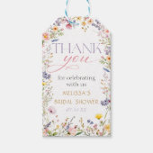 Étiquettes de cadeau pour Baby Shower Baby In Bloo (Devant)