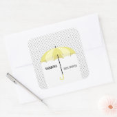 Étiquettes de cadeau pour Baby Shower Parapluie, F (Enveloppe)