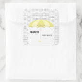 Étiquettes de cadeau pour Baby Shower Parapluie, F (Sac)