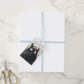 Étiquettes de cadeau pour chat humain de Noël joye (Avec de laficelle)