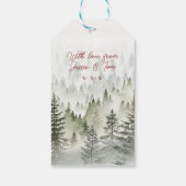 Étiquettes de cadeau pour chat humain de Noël joye (Dos)
