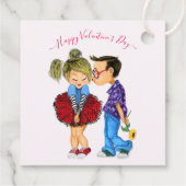 Étiquettes de cadeau pour couple romantique pour l (Dos)